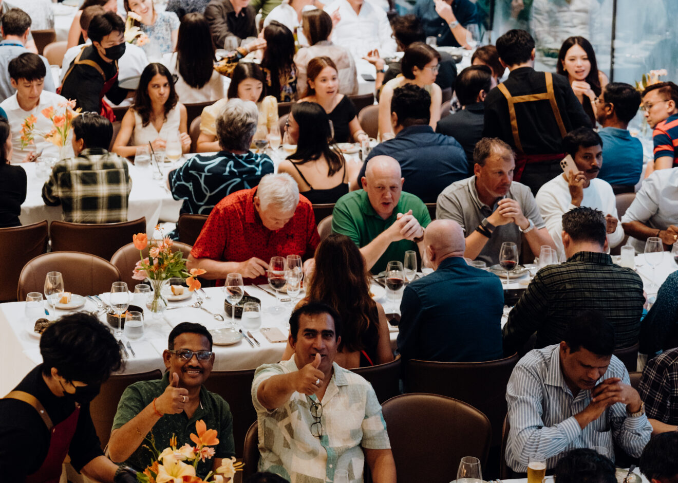 Large group dinner at La Torre, 1-Alfaro Singapore